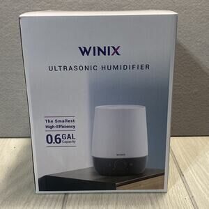 Winix 0.6 Gallon Ultrasonic Humidifier w/ Night Light - White/Dark Gray